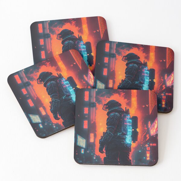 Item preview, Cyberpunk Fire Fighter designed and sold by Chrizz1990.