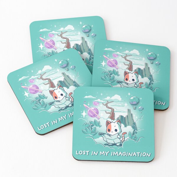 Item preview, Lost In My Imagination / Cute Cat Explorer designed and sold by Chris Mpasirogloy.