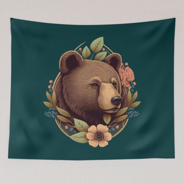 Item preview, Bear with Flowers    designed and sold by jeejoon.