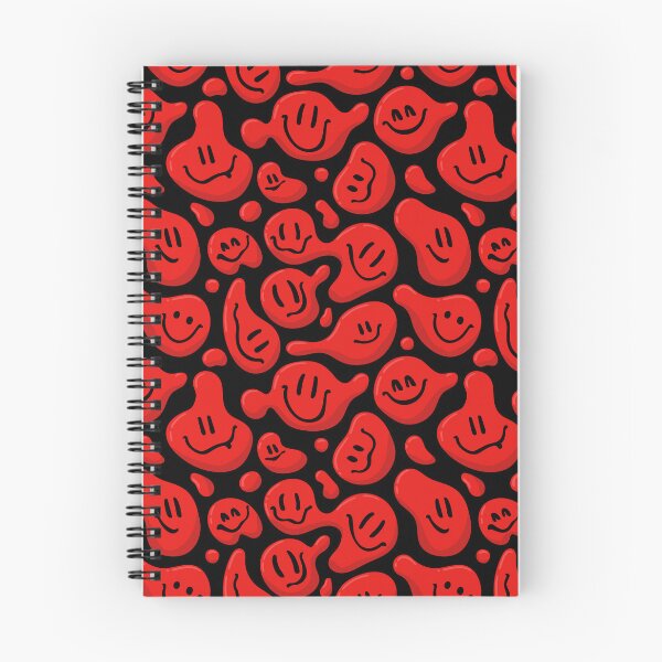 Item preview, Red Liquid Smiley Faces designed and sold by Ayoub14.