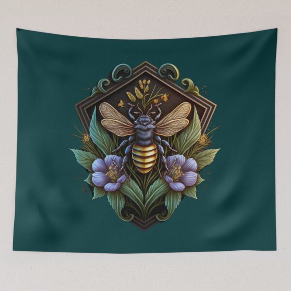 Item preview, Bee with Flowers142   designed and sold by jeejoon.