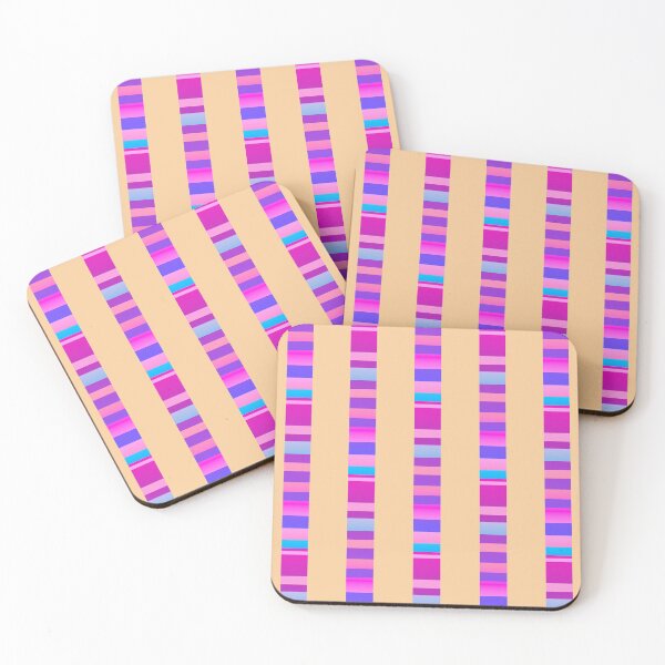 Item preview, Beige purple lines | beige purple pattern designed and sold by lausn.