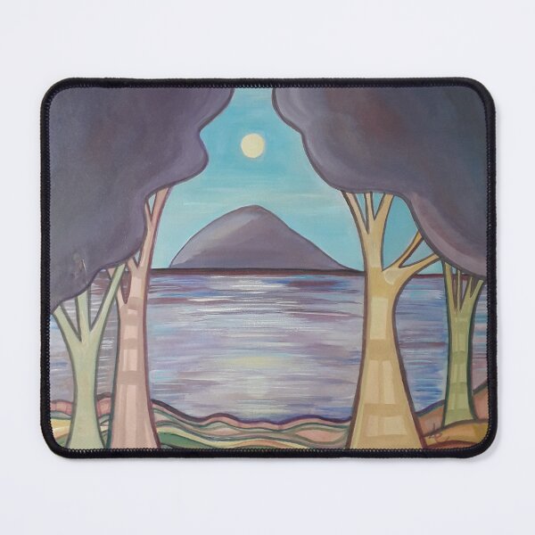 Item preview, Ailsa Craig in purple hues designed and sold by LizzCampbelart.