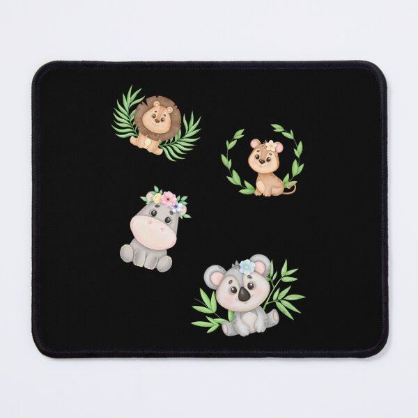 Item preview, Cute Jungle Baby Animals designed and sold by jeejoon.