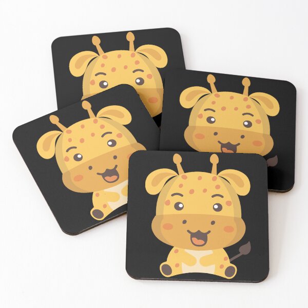 Item preview, Cute smiling baby giraffe design  designed and sold by jeejoon.
