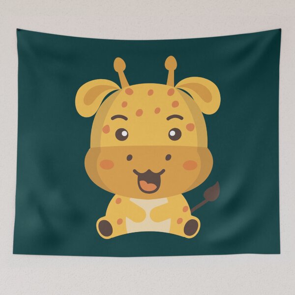 Item preview, Cute smiling baby giraffe design  designed and sold by jeejoon.