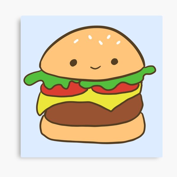 Item preview, Cute little burger  designed and sold by Yarafantasyart.