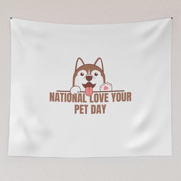 Item preview, National love your pet day designed and sold by xkiyal Art.