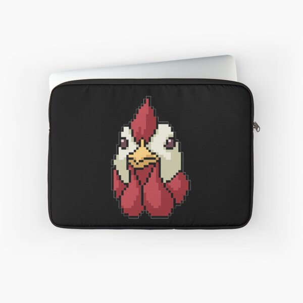 Item preview, Funny Chicken face pixel art  designed and sold by jeejoon.