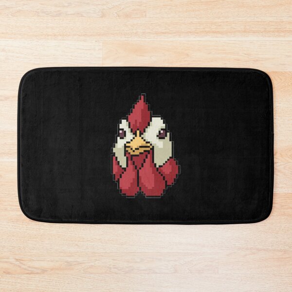 Item preview, Funny Chicken face pixel art  designed and sold by jeejoon.