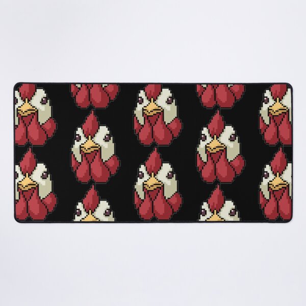Item preview, Funny Chicken face pixel art designed and sold by jeejoon.