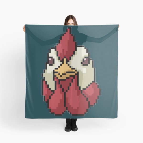 Item preview, Funny Chicken face pixel art designed and sold by jeejoon.