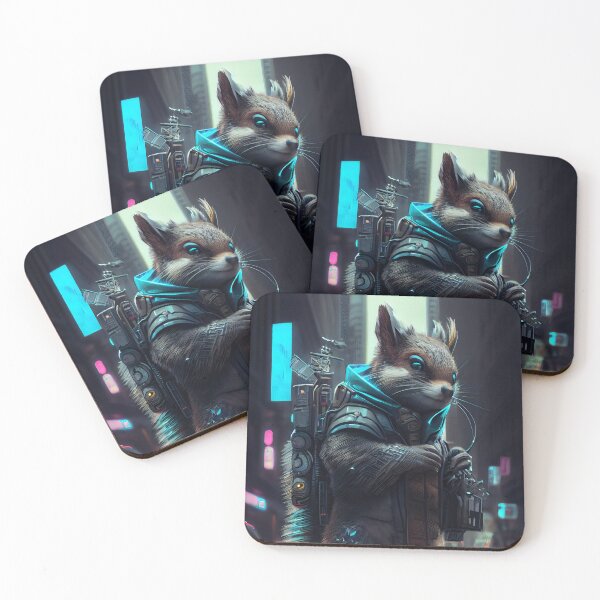 Item preview, Cyberpunk Squirrel designed and sold by Chrizz1990.