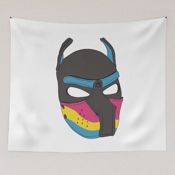 Item preview, Pansexual Pup Play Hood designed and sold by QueeriousPups.