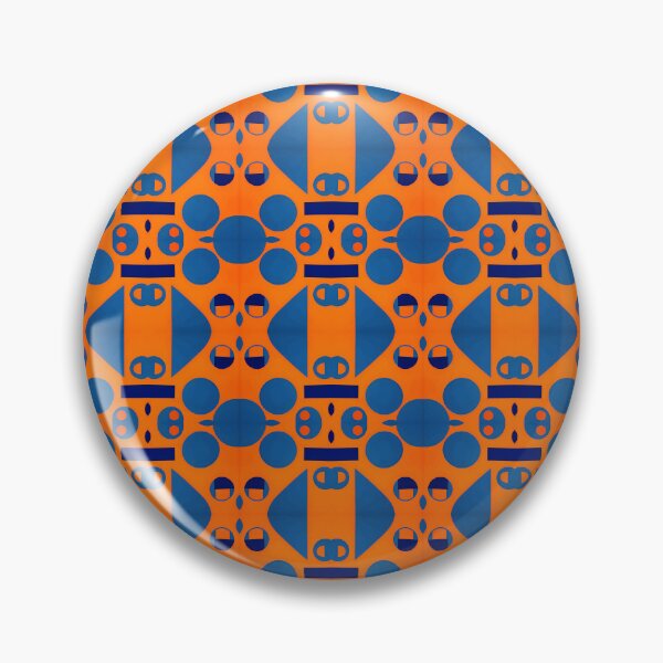 Item preview, Mcm 039 - abstract - (blues and orange) designed and sold by leartset.