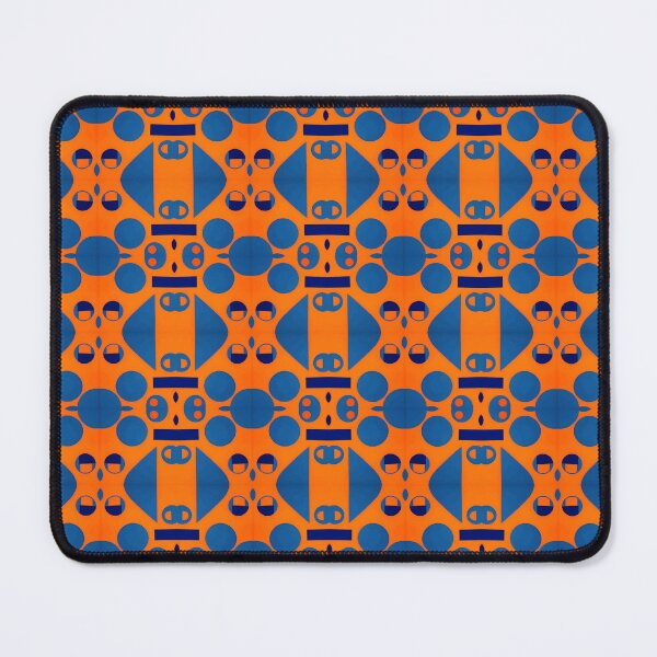 Item preview, Mcm 039 - abstract - (blues and orange) designed and sold by leartset.