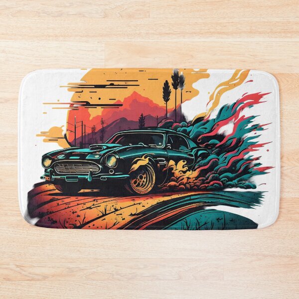 Item preview, American Muscle Car Action In Full Moon!! designed and sold by GriffinStd.