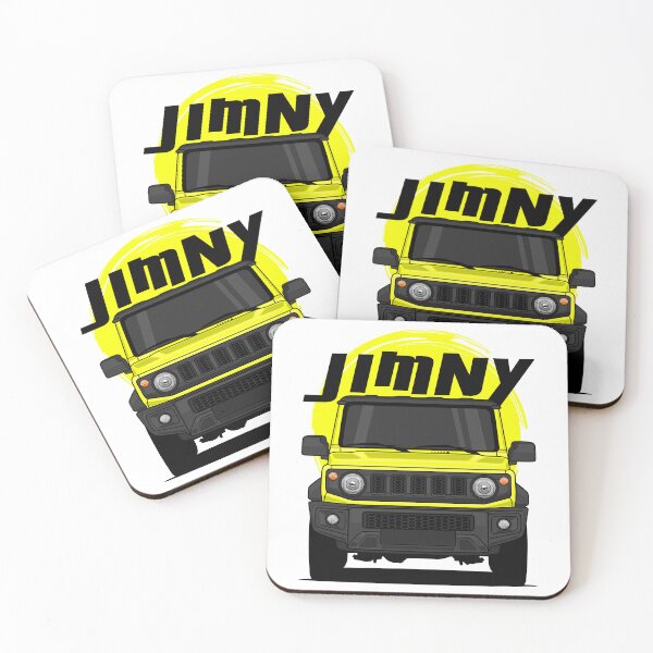 Item preview, Front Yellow Jimny Off Road designed and sold by goldentuners.