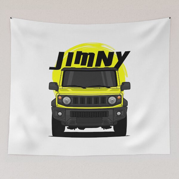 Item preview, Front Yellow Jimny Off Road designed and sold by goldentuners.