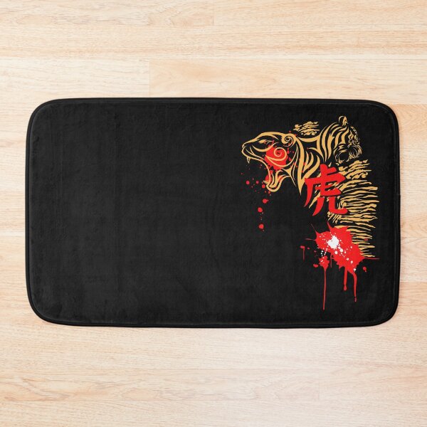 Item preview, two angry tiger heads  tattoos design  designed and sold by Bert Englefield.