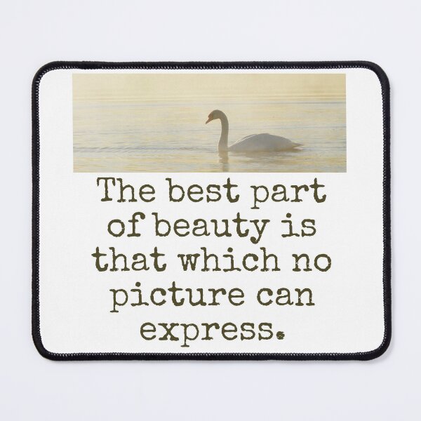 Item preview, The Best Part Of Beauty - Beauty Quote designed and sold by CrankyOldDude.