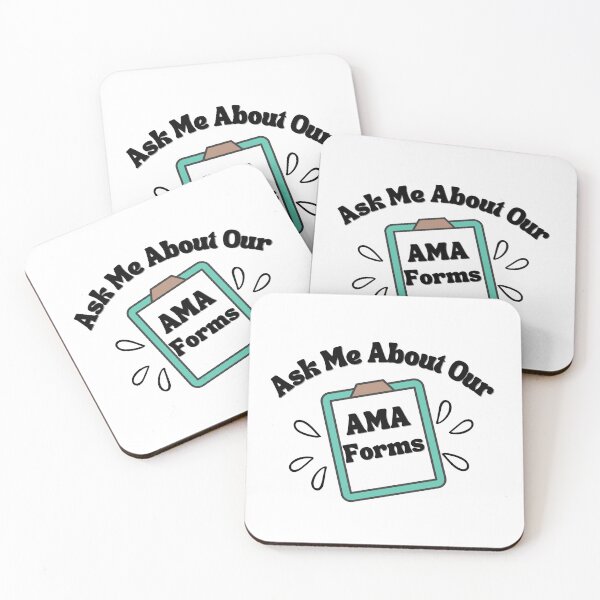 Item preview, Ask Me About Our AMA Forms Healthcare/Nursing Sticker designed and sold by Morja2015.