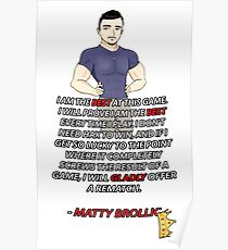 Athletisch Cocky Narcissistic @ $$ Loch Poster