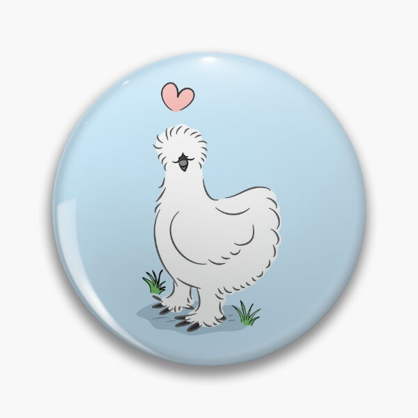 Item preview, LOVE White Silkie Chicken designed and sold by Lulupainting.