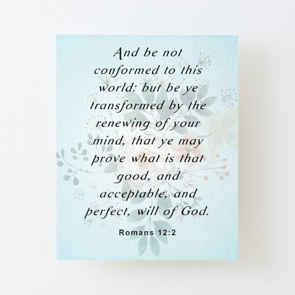 Renewed Bible Journaling Stickers - Romans 12:2