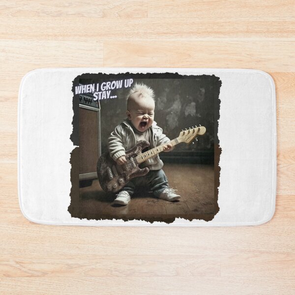 Item preview, When I grow up stay, I will become a guitarist. Lovely Baby the guitarist designed and sold by kowal11.