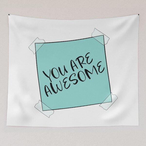 Item preview, You are Awesome Post it Reminder Note designed and sold by ReminderNote.