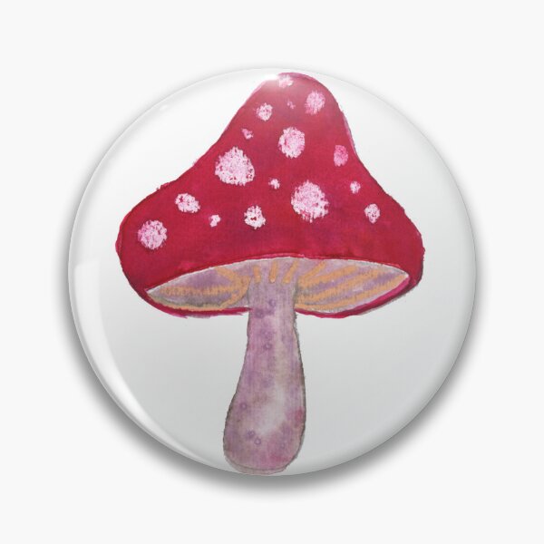 Item preview, watercolour mushroom designed and sold by Kate Harrison.