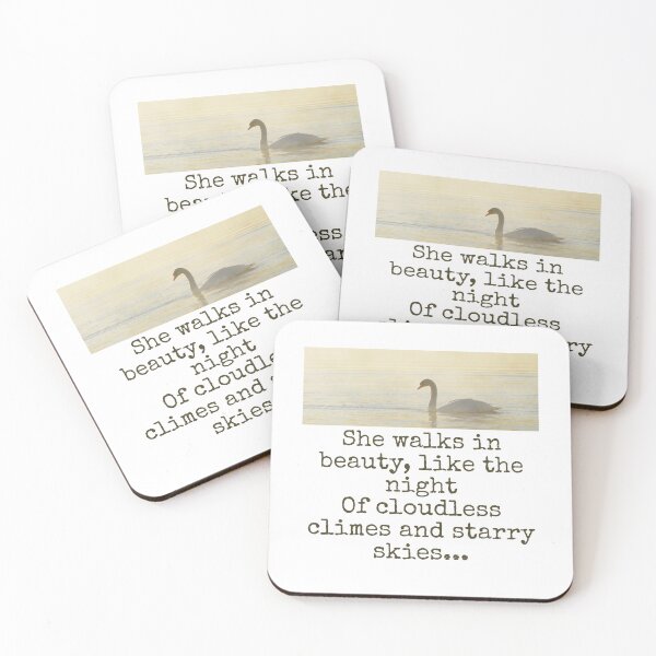 Item preview, She Walks In Beauty - Beauty Quote  designed and sold by CrankyOldDude.