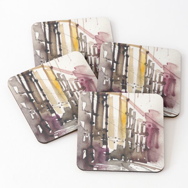 Item preview, Watercolour Abstract Cityscape 4 designed and sold by TotesUnique.