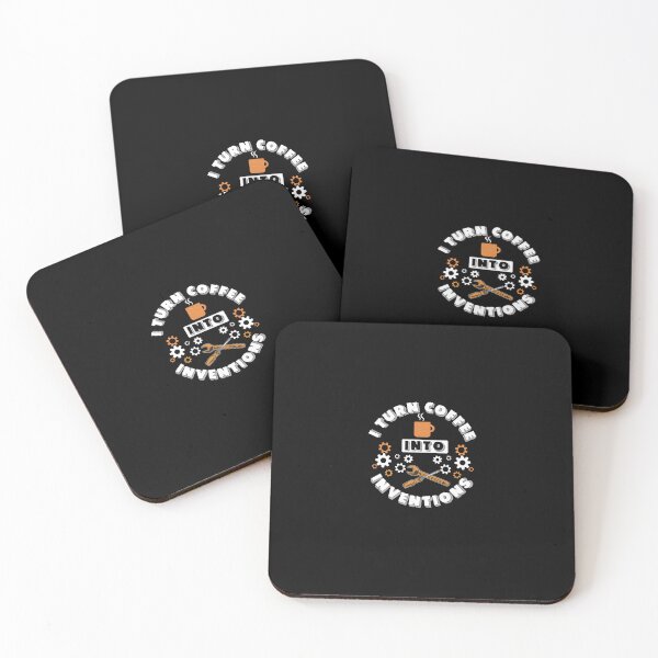 Item preview, Inventor Turn Coffee Into Inventions Innovation Technology designed and sold by StrongShirts.