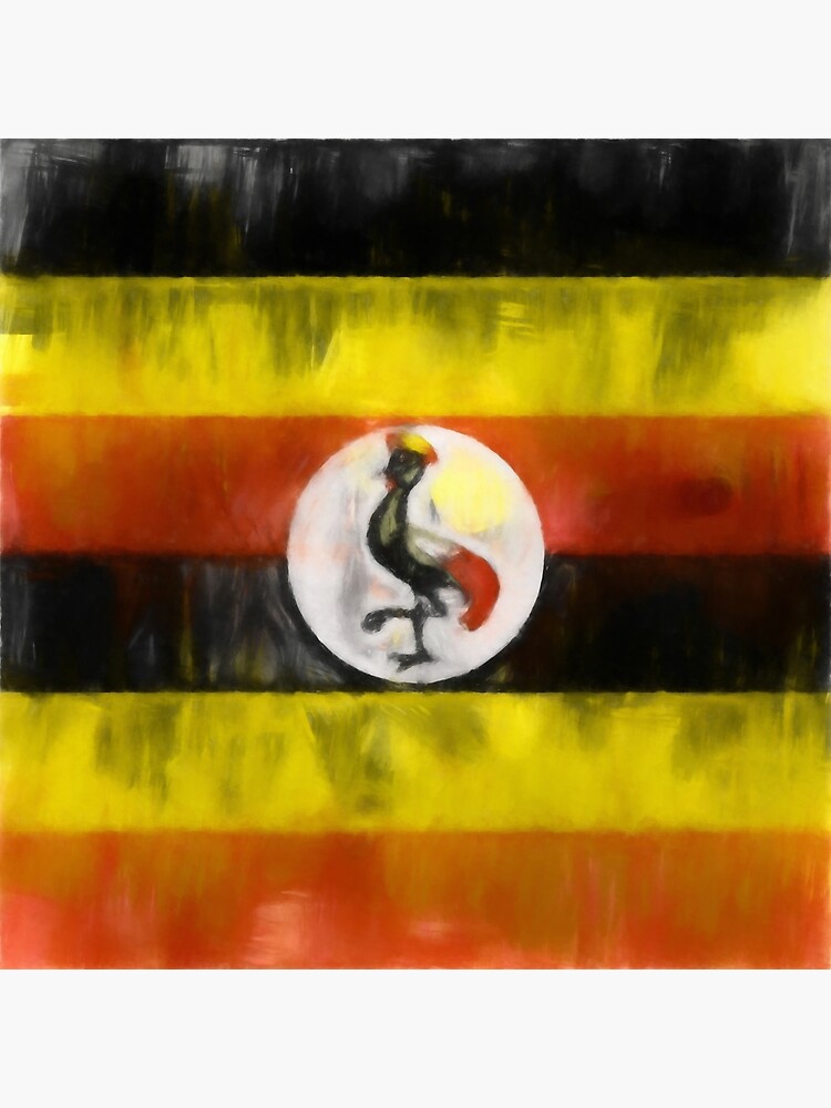 Uganda Flag Reworked No. 1, Series 1 by 8th-and-f