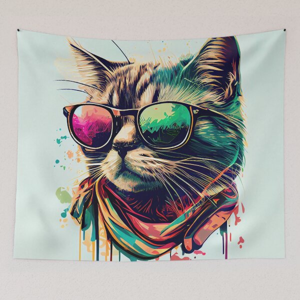Item preview, Screaming cat designed and sold by Hoity-Toity.