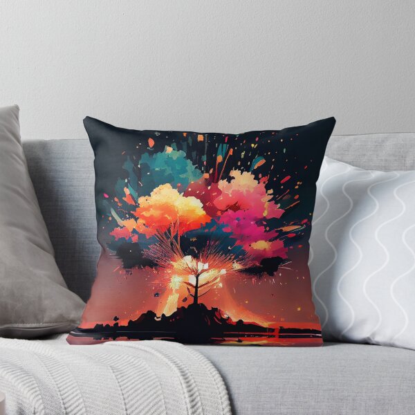 Item preview, Vulcano Fireworks, amazing fireworks display over the volcano, designed and sold by PosterManiaRo.