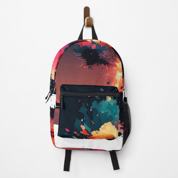 Item preview, Vulcano Fireworks, amazing fireworks display over the volcano, designed and sold by PosterManiaRo.