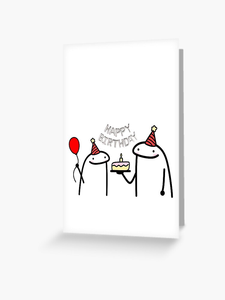 Flork cake Happy birthday meme Art Board Print for Sale by