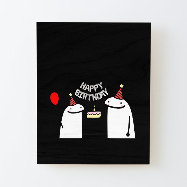 Flork cake Happy birthday meme Art Board Print for Sale by