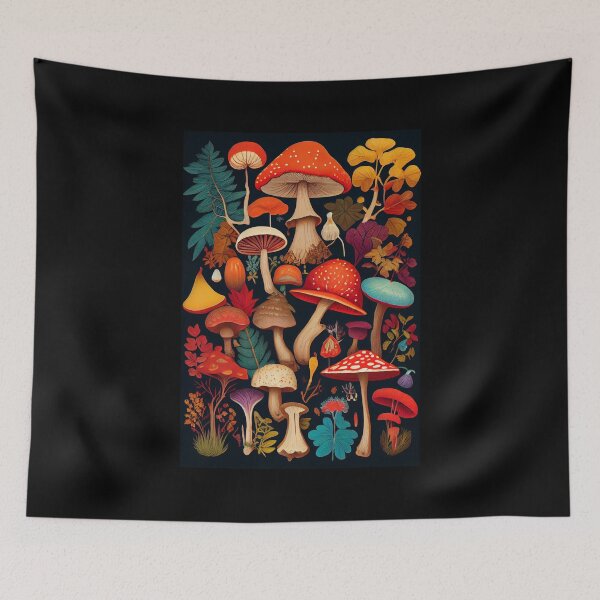 Item preview, Botanical Autumn Mushroom designed and sold by Wolka.