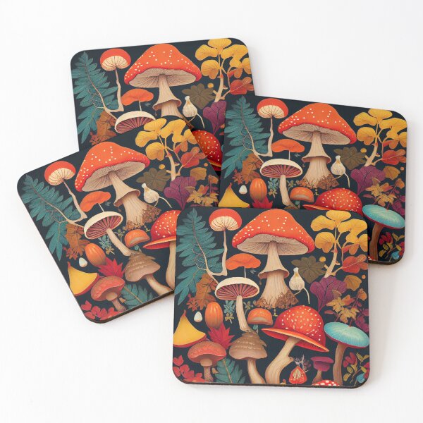 Item preview, Botanical Autumn Mushroom designed and sold by Wolka.