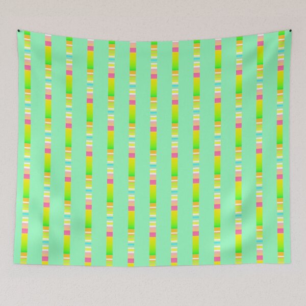 Item preview, Kawaii green geometric line pattern |  Cute green color combination designed and sold by lausn.