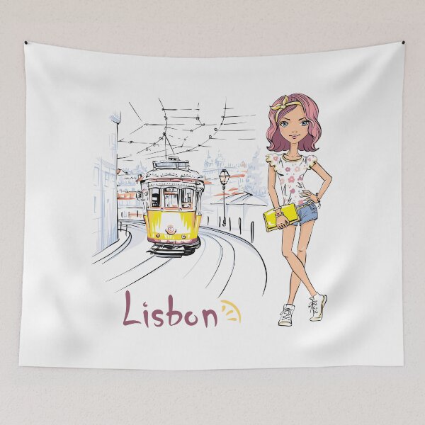 Item preview, Girl in Lisbon designed and sold by kavalenkavart.