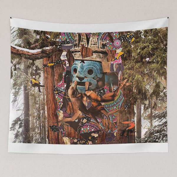 Item preview, Kodama Tree Spirit Collage 1 designed and sold by ThePettyDetails.