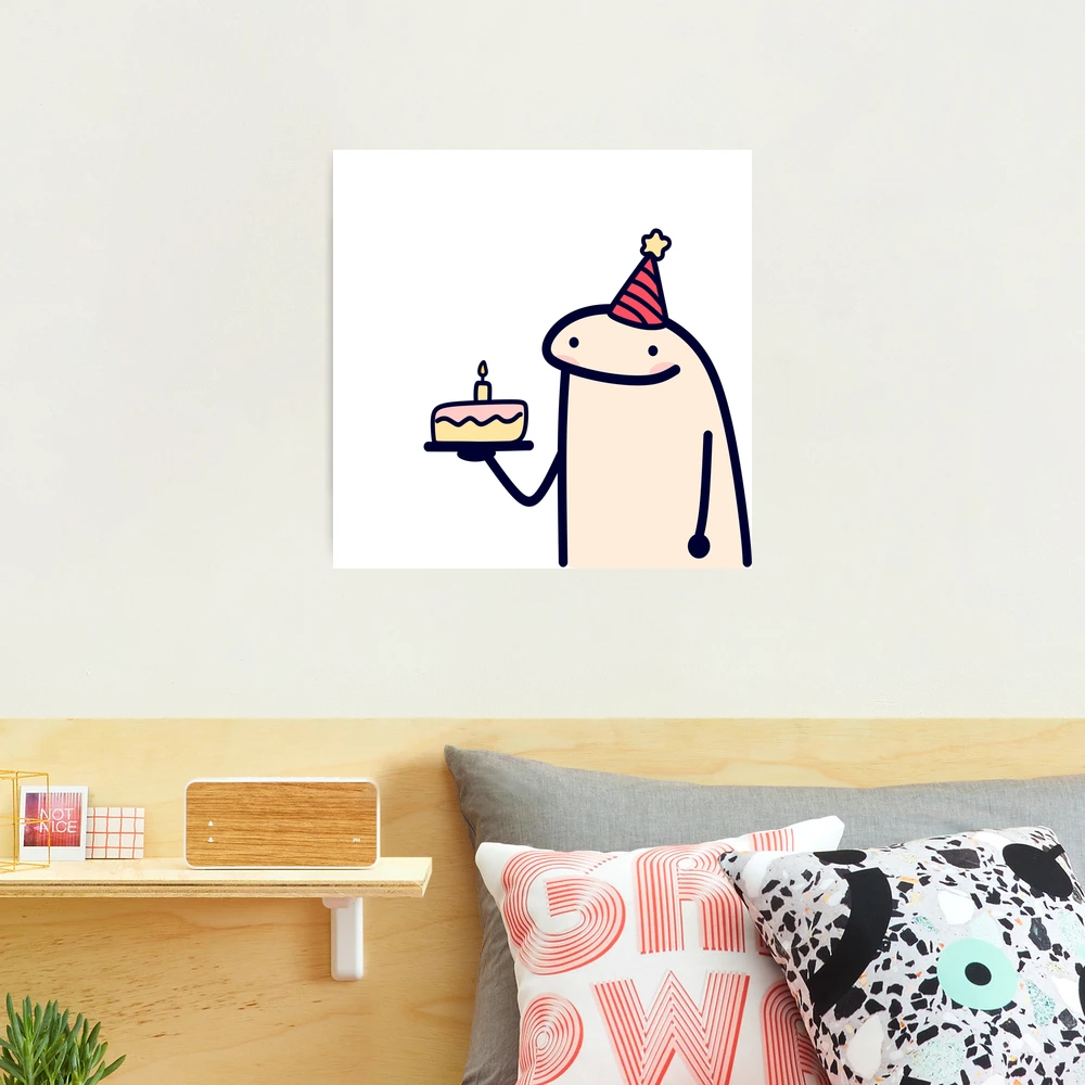 Cake Board 15cm - FLork Meme - Grintoy