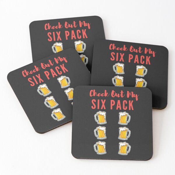 Item preview, Check Out My Six Pack Funny T-Shirt, Funny Workout Fitness Gym Shirt, Gifts For Fitness Workout Lover Sticker designed and sold by Kenny789.