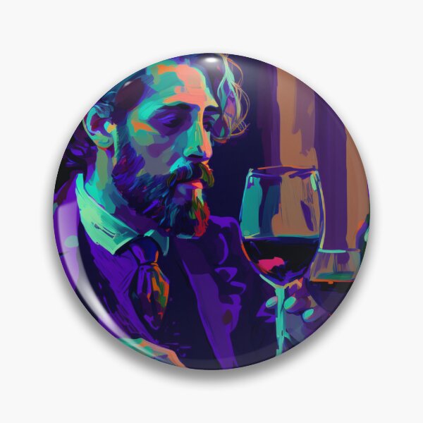 Item preview, Fauvism Wine Art Wine Bottle Wine Drink Wine Lover designed and sold by Alper Billik.