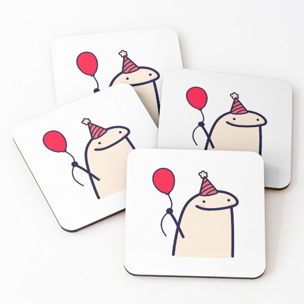 Item preview, Flork balloon  Happy birthday meme designed and sold by 17Secrets.
